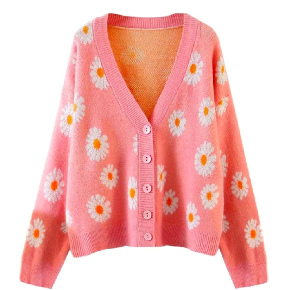 Daisy Cardigan Sweater XL